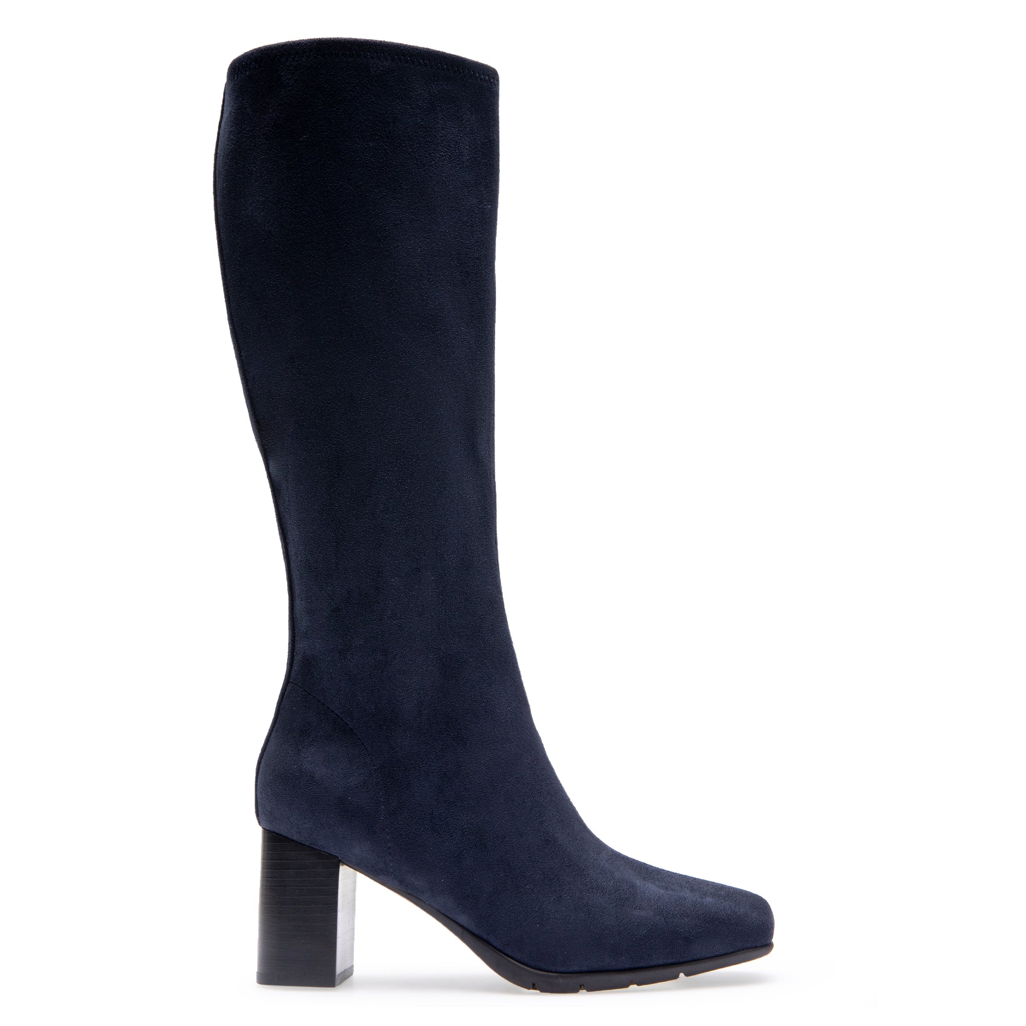 Micah | Navy Faux Suede