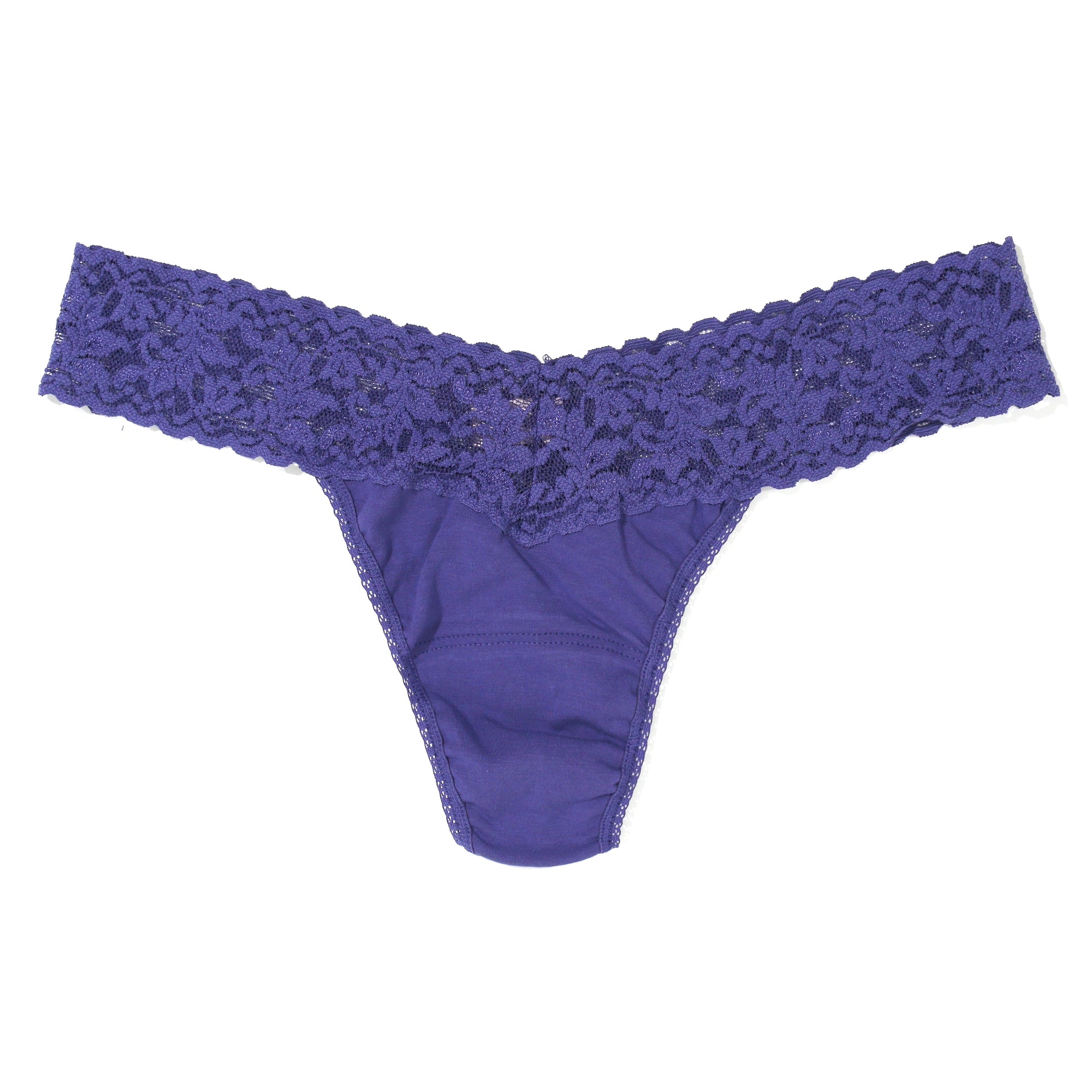 Cotton Low Rise Thong | Folk Song (Purple)