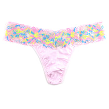 Cotton Low Rise Thong | Pink Multi