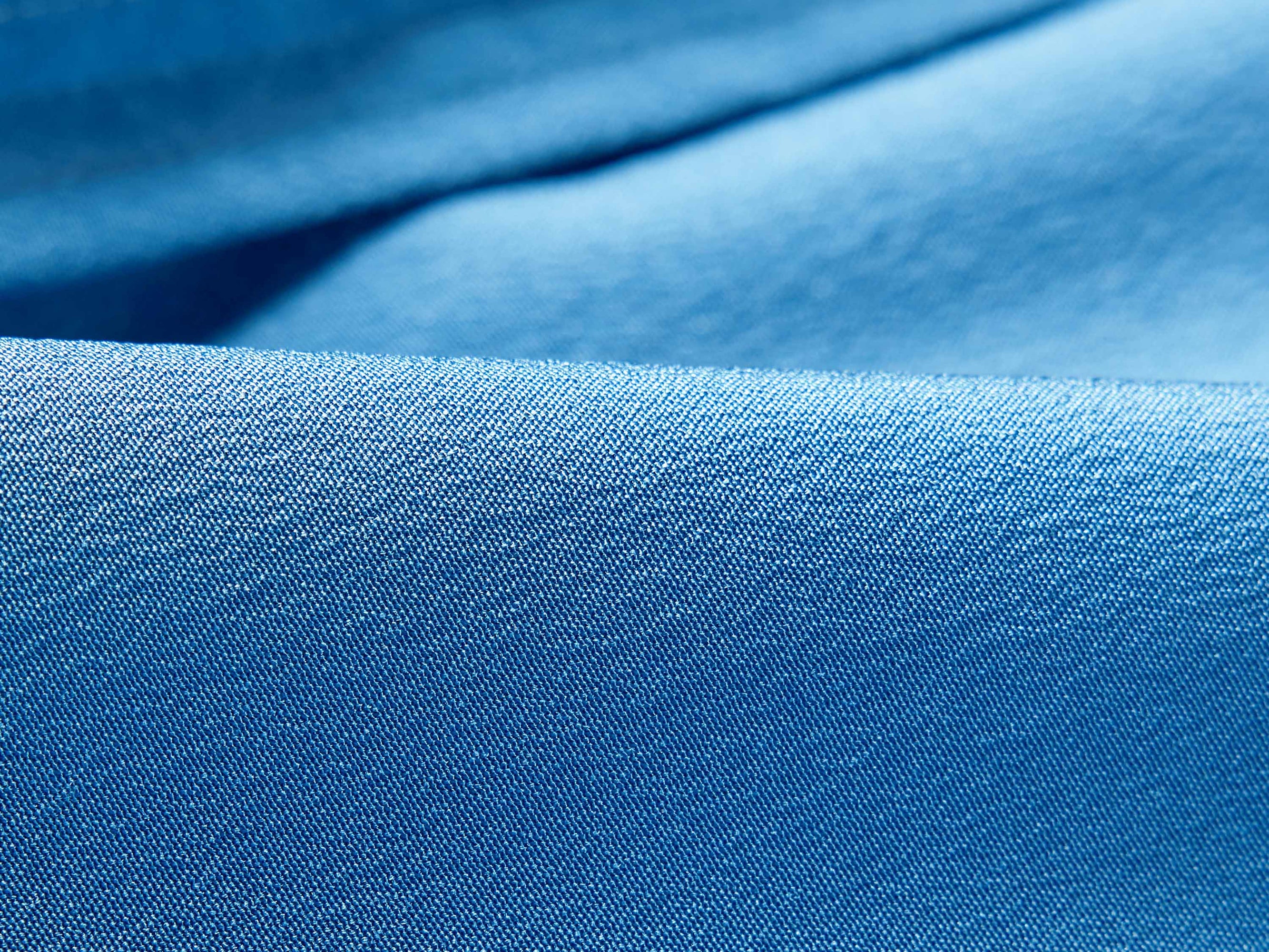Silk Pleated Blouse | Blue