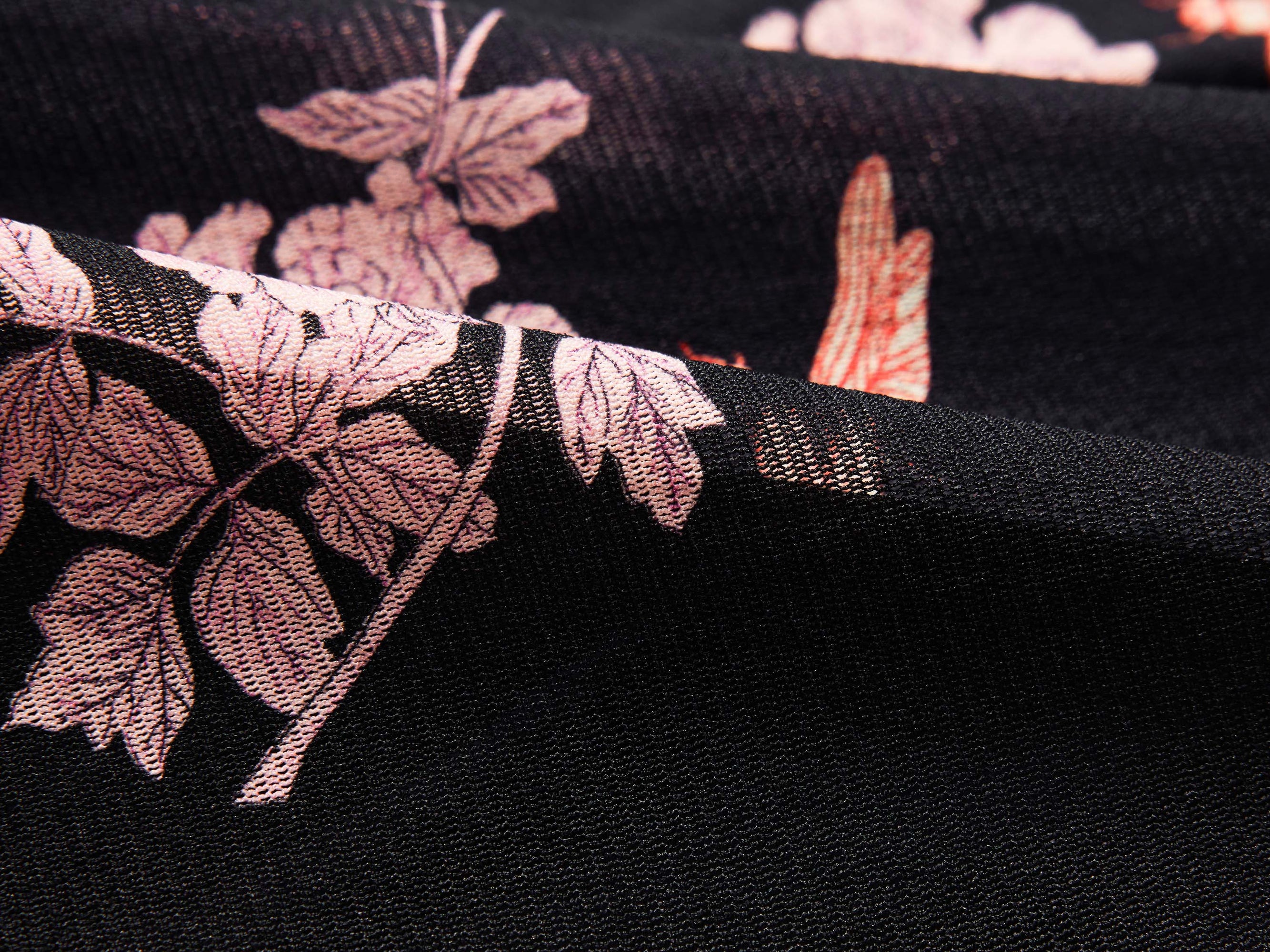 Floral Midi Dress | Black