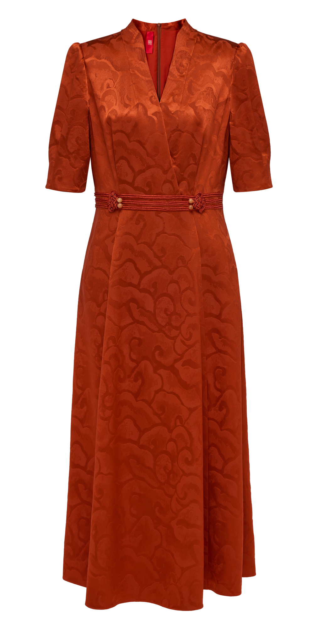 Mulberry Silk Dress | Orange
