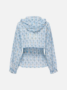 Vibrant Printed Jacket | Blue