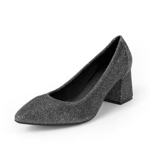 Elisea | Gunmetal Stretch Lame