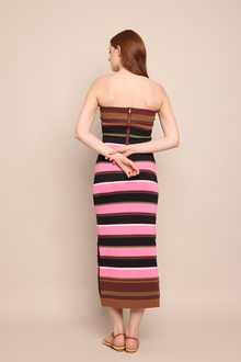 Mesa Dress | Sienna Stripe Pink Lemonade