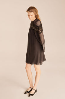 Chiffon Long Sleeve Dress | Peat