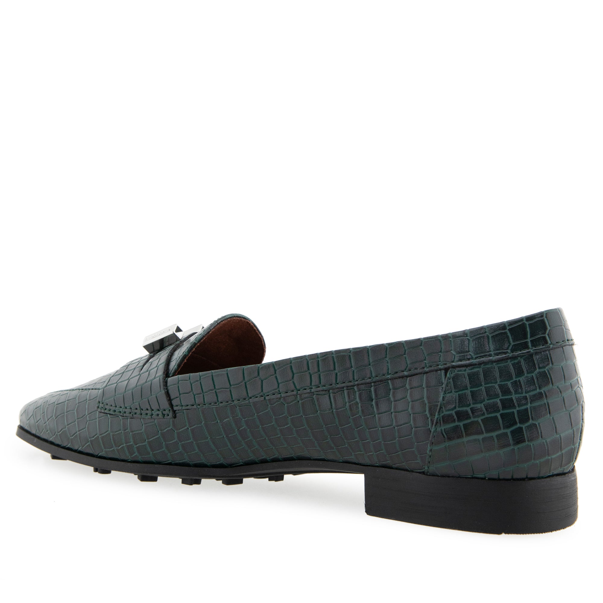 Paulette | Ponderosa Pine Mini Embossed Crocco Faux Leather