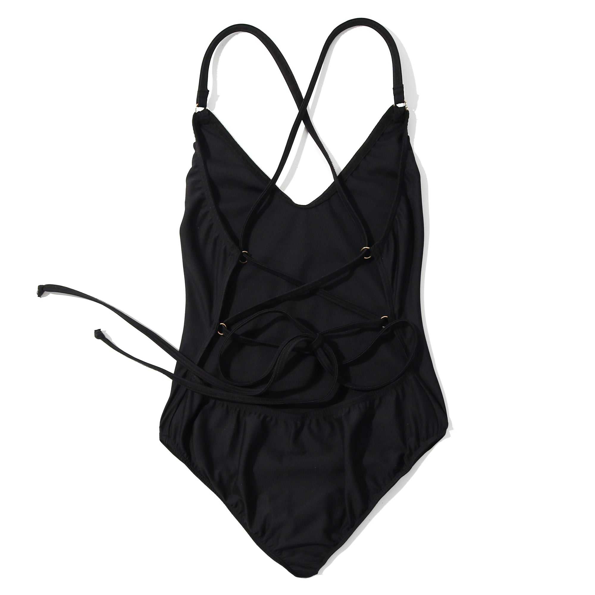 Brianna Sexy Back Bodysuit | Black