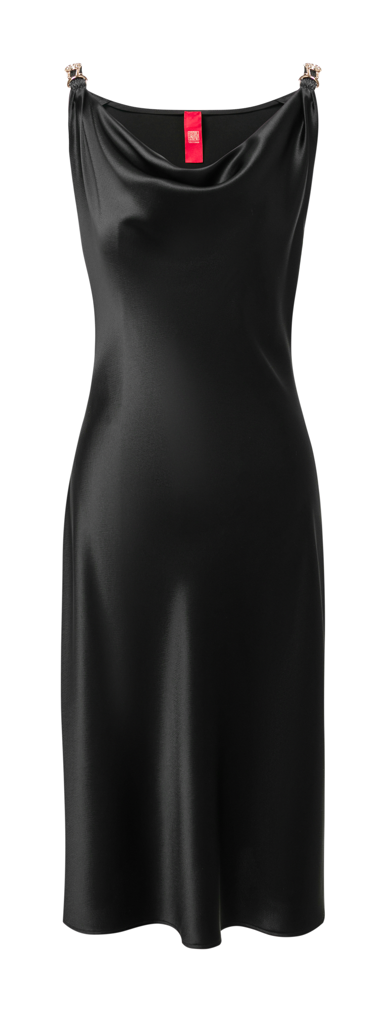 Acetate Sling Dress | Black