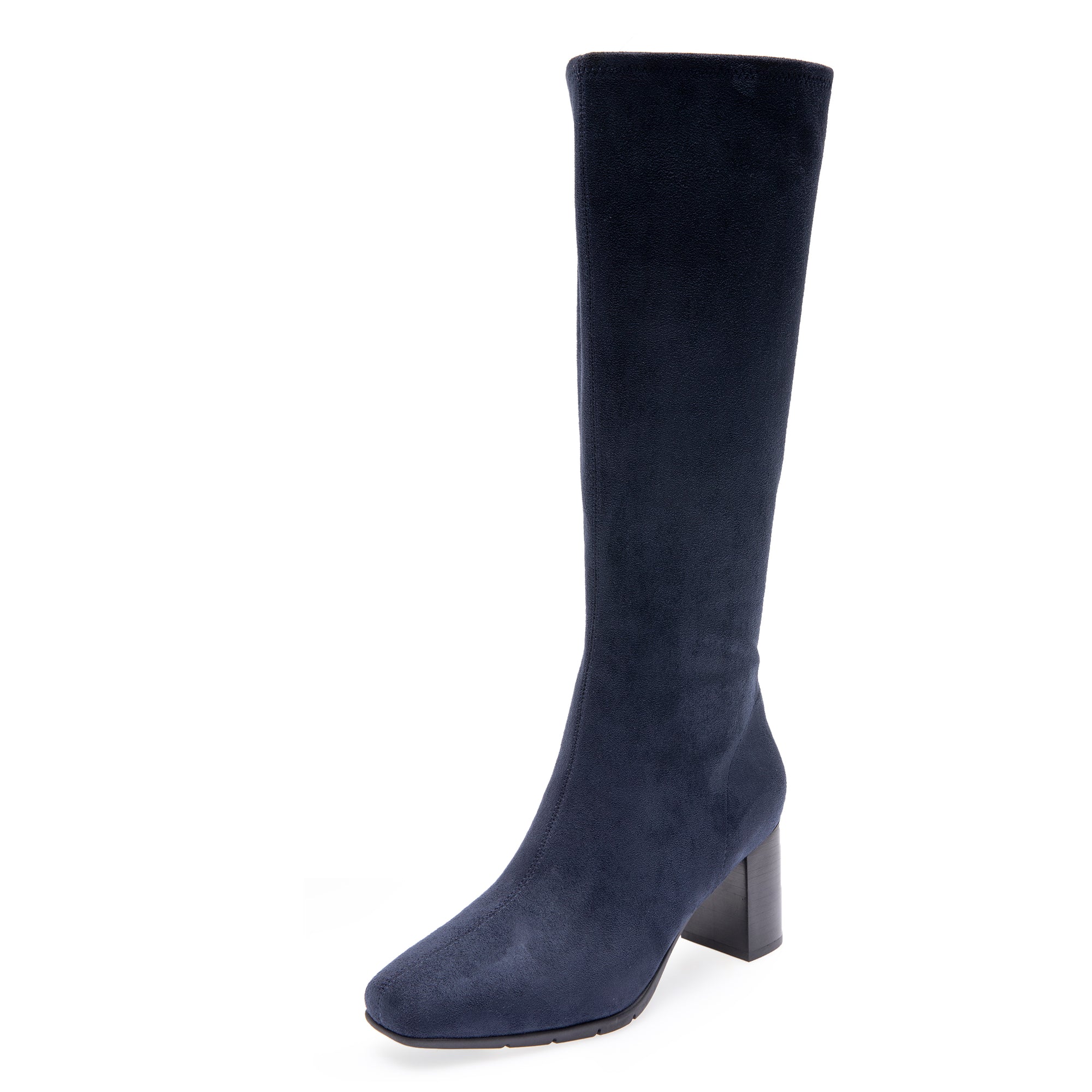 Micah | Navy Faux Suede