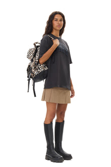 Recycled Tech Backpack Print | Leopard