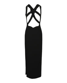 Versace | Crossed Sleeveless Cocktail Dress