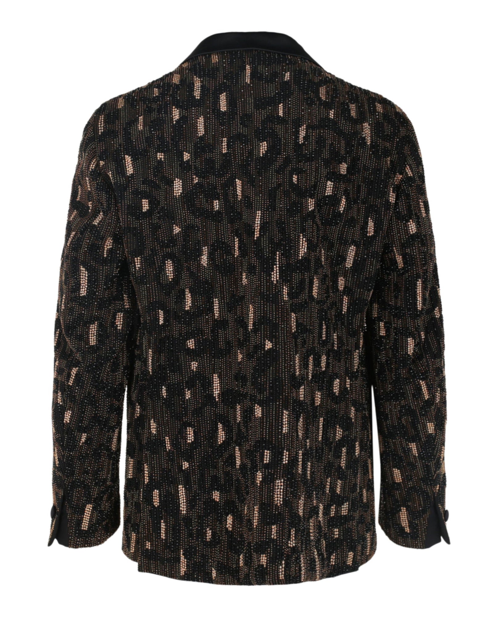 Versace | Beaded Embellished Animal Patterned Blazer