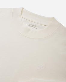 Ivory | Dekalb Heavyweight Mockneck Long Sleeve Tee | Saturdays NYC