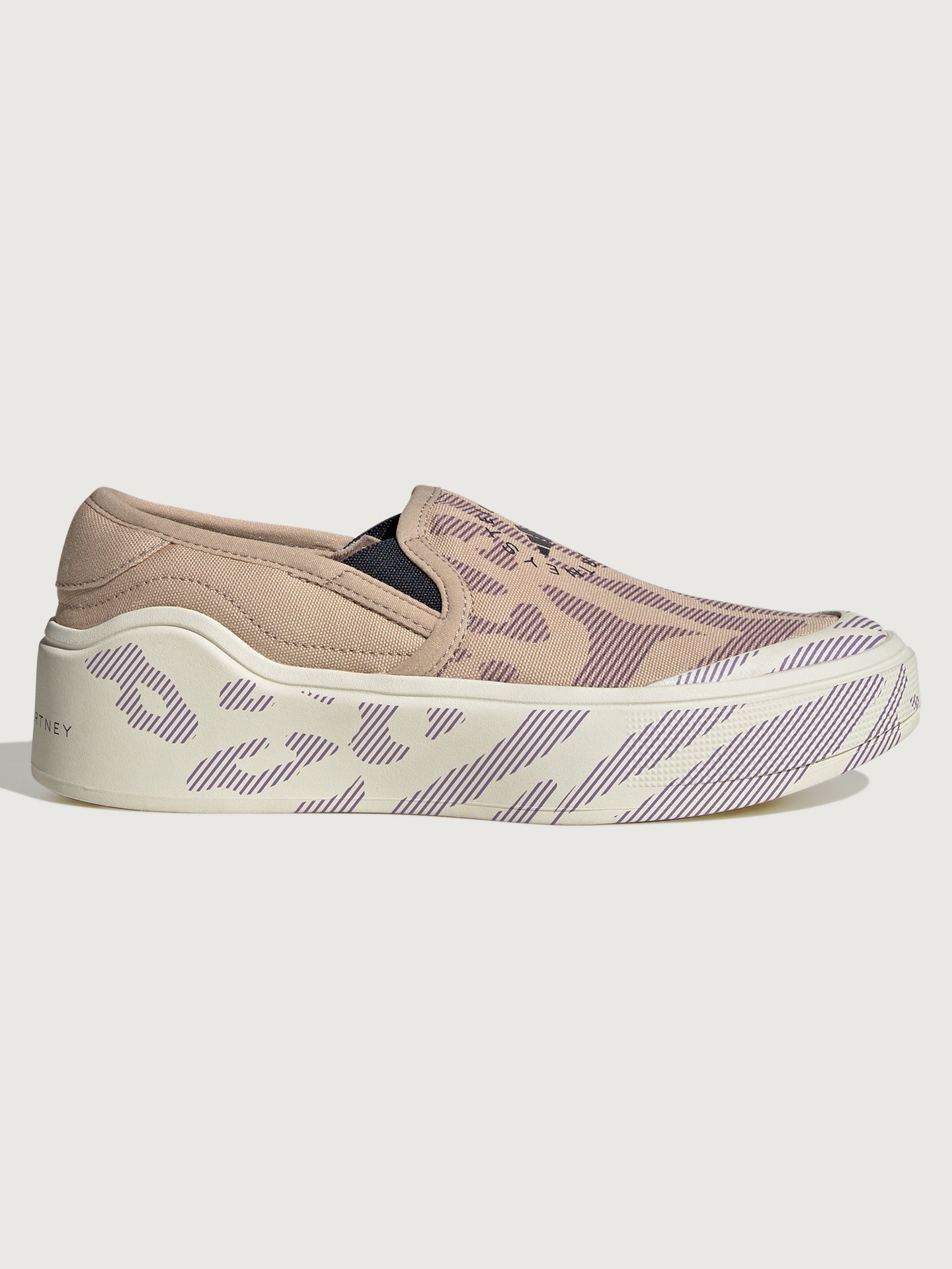 Adidas By Stella Mccartney | Asmc Court Slip On Reg Cotton | Ginger/Deep Lilac/Legend Ink