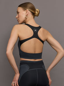 aSMC Two-Tone Zipped Crop | Black/Carbon