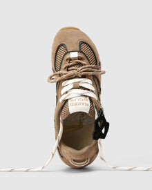 Womens | Adored Suede Sport Sneaker | Taupe