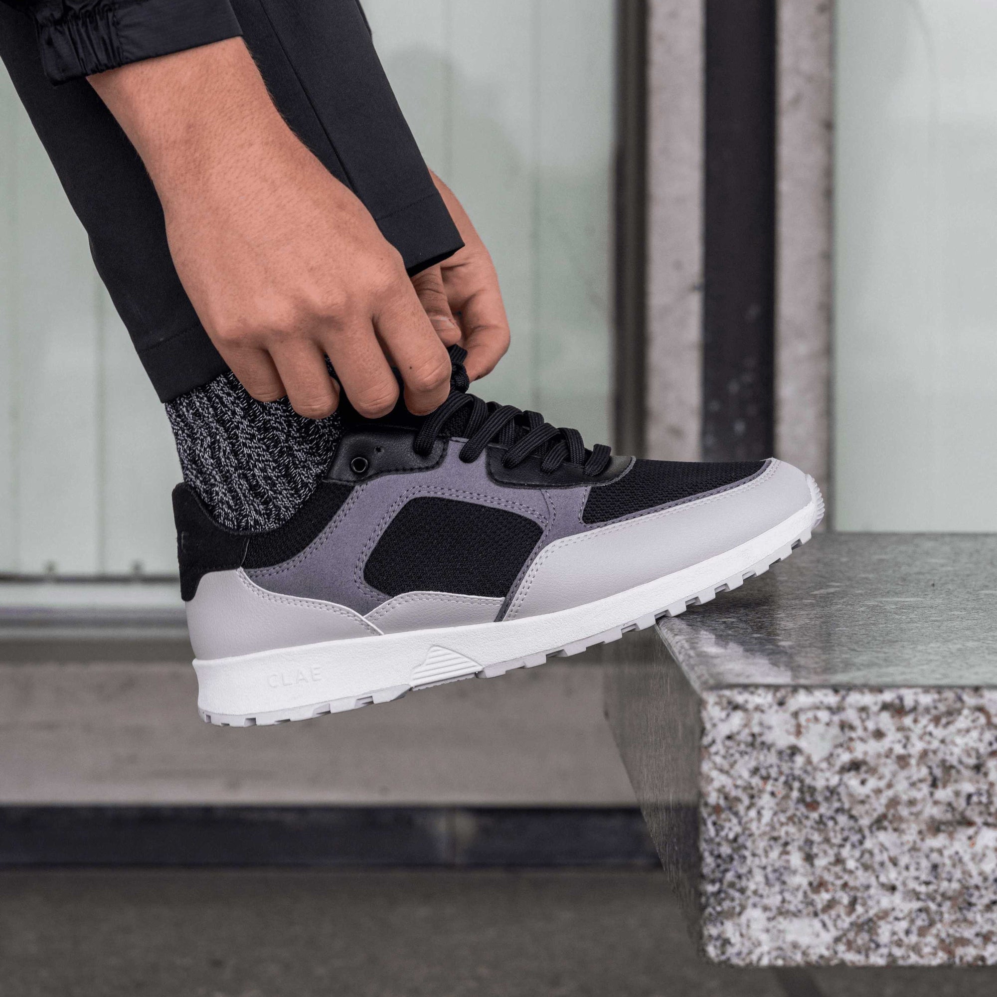 Unisex | Joshua | Quiet Grey Black