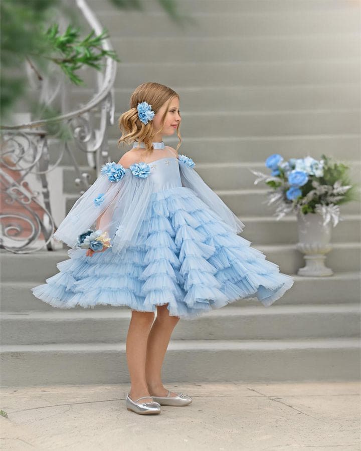 Alaska Baby Blue Tulle Dress | Blue