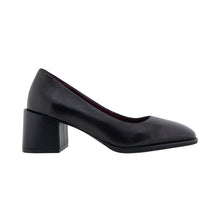 Alae Pump Heel | Black Genuine Leather