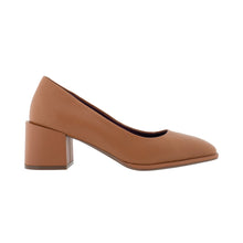 Alae Pump Heel | Tan Genuine Leather