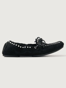 Calla Suede Studs | Black