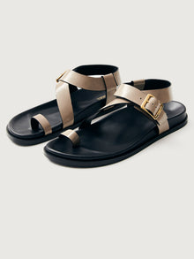 Siren Sandal | Onix Stone Beige Leather
