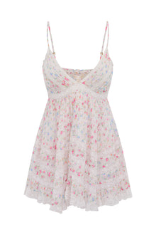 Alonna Cotton Floral Mini Dress | Confetti Bloom