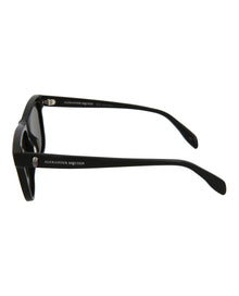 Alexander McQueen | Unisex | Square Acetate Sunglasses | Black