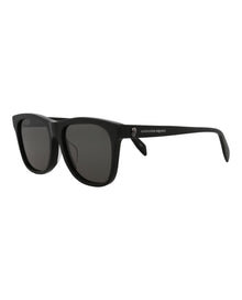 Alexander McQueen | Unisex | Square Acetate Sunglasses | Black