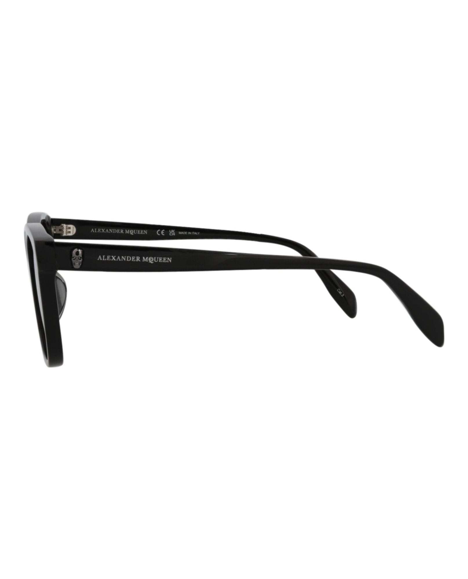 Alexander McQueen | Unisex | Square Acetate Sunglasses | Black