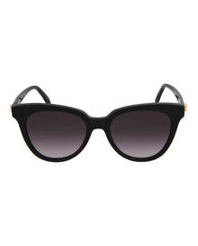 Alexander McQueen | Women | Cat Eye Acetate Sunglasses | Black
