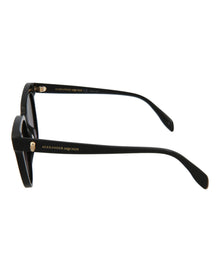 Alexander McQueen | Women | Cat Eye Acetate Sunglasses | Black