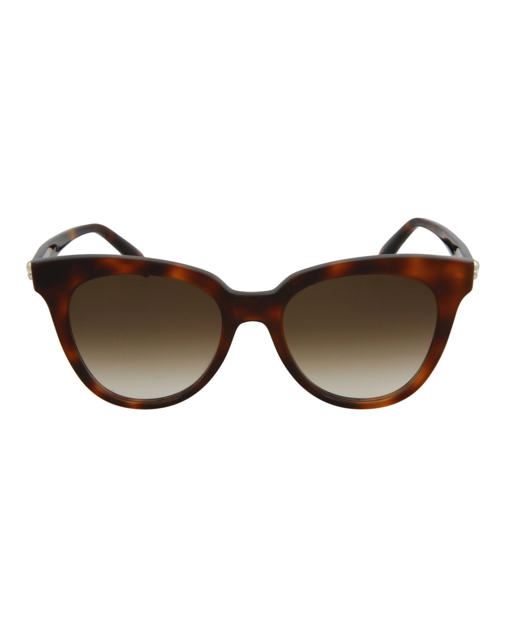 Alexander McQueen | Women | Cat Eye Acetate Sunglasses | Havana