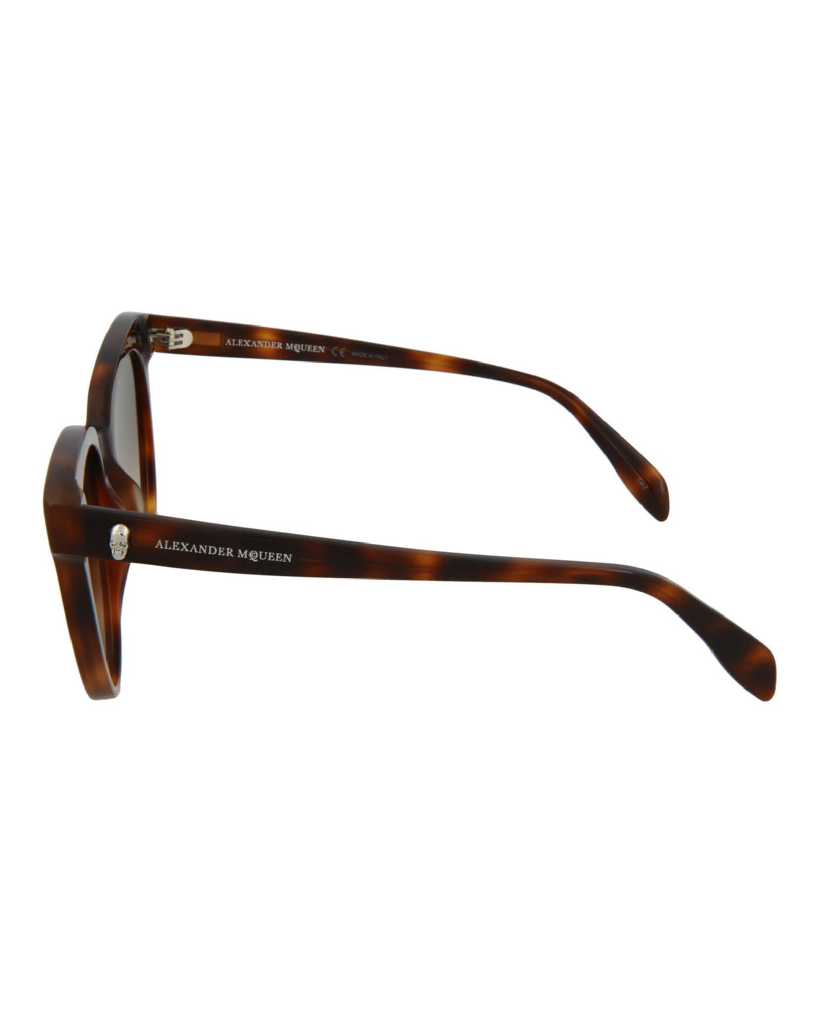Alexander McQueen | Women | Cat Eye Acetate Sunglasses | Havana