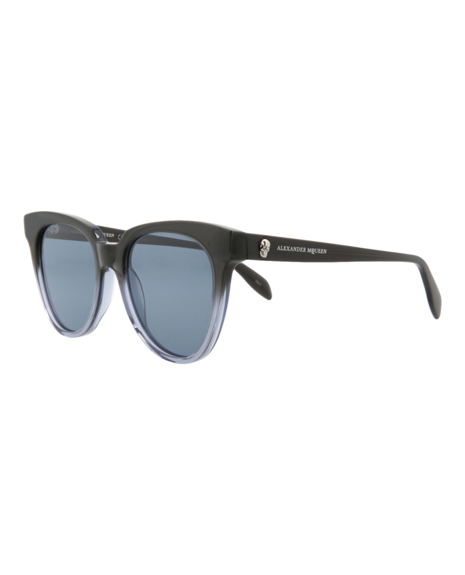 Alexander McQueen | Women | Cat Eye Acetate Sunglasses | Grey