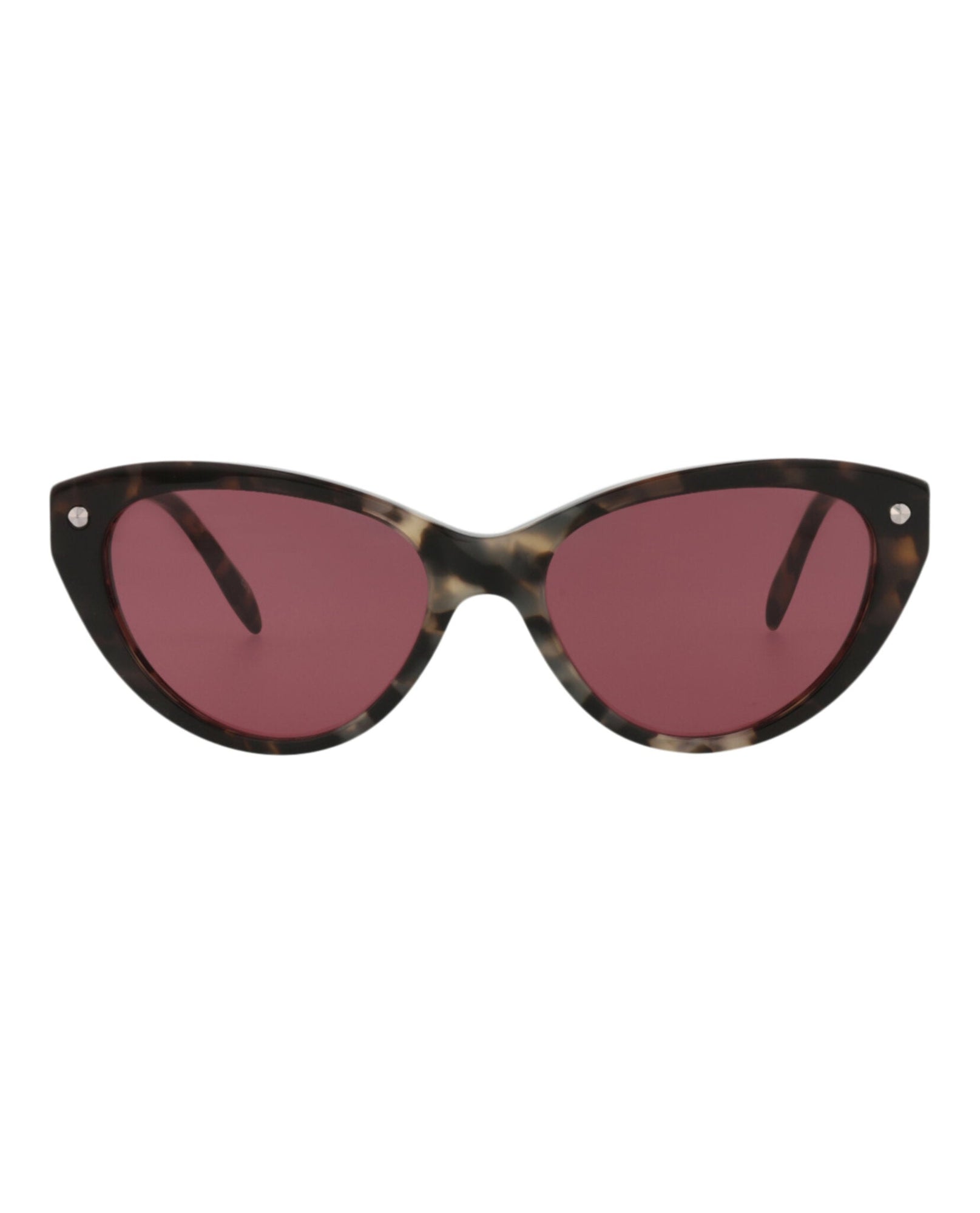 Alexander McQueen | Women | Cat Eye Acetate Sunglasses | Havana