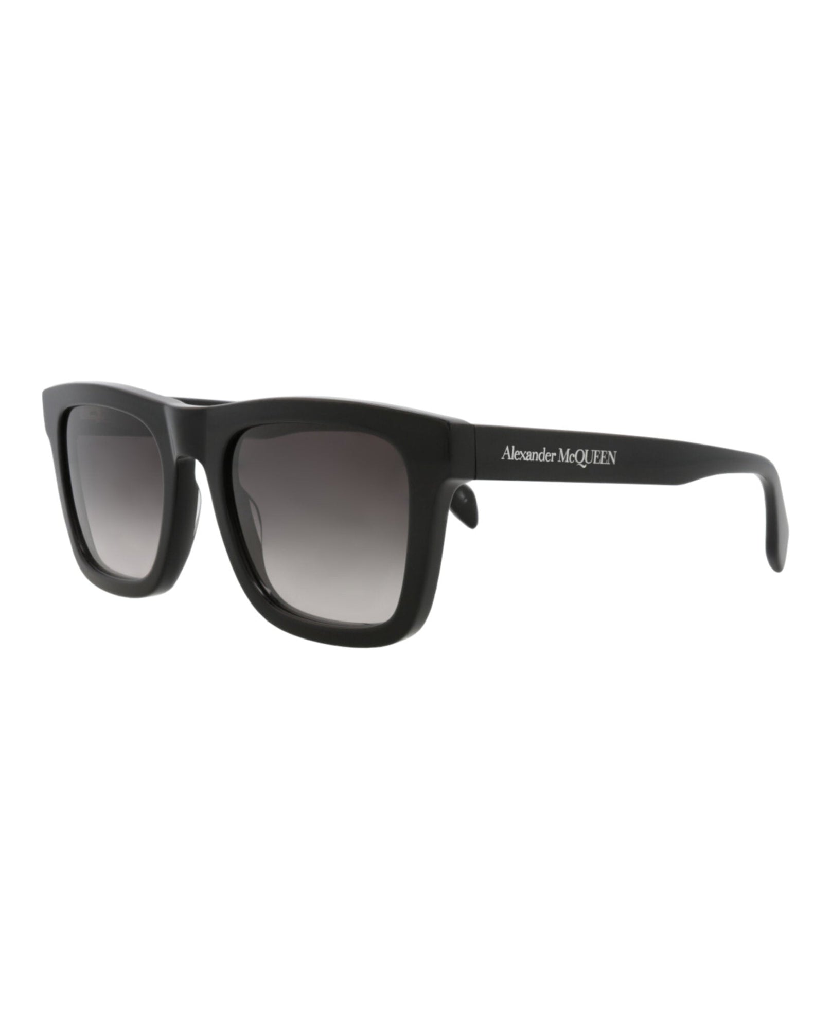 Alexander McQueen | Men | Square Acetate Sunglasses | Black