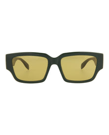 Alexander McQueen | Men | Square/Rectangle Acetate Sunglasses | Green