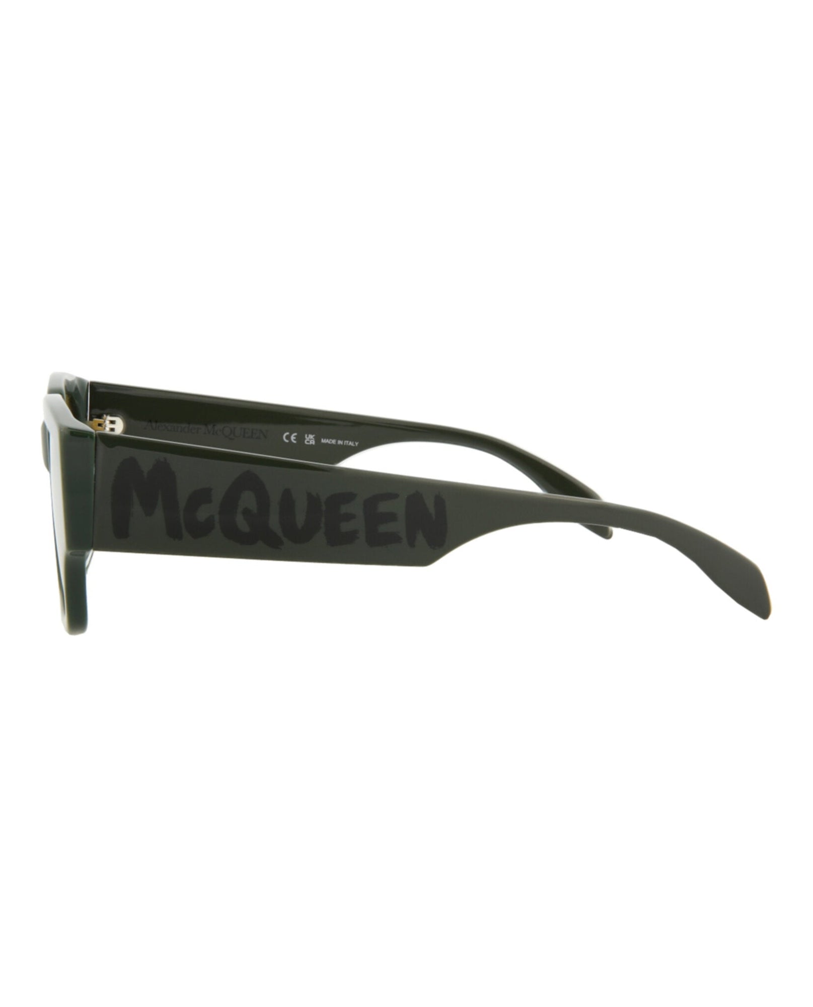 Alexander McQueen | Men | Square/Rectangle Acetate Sunglasses | Green