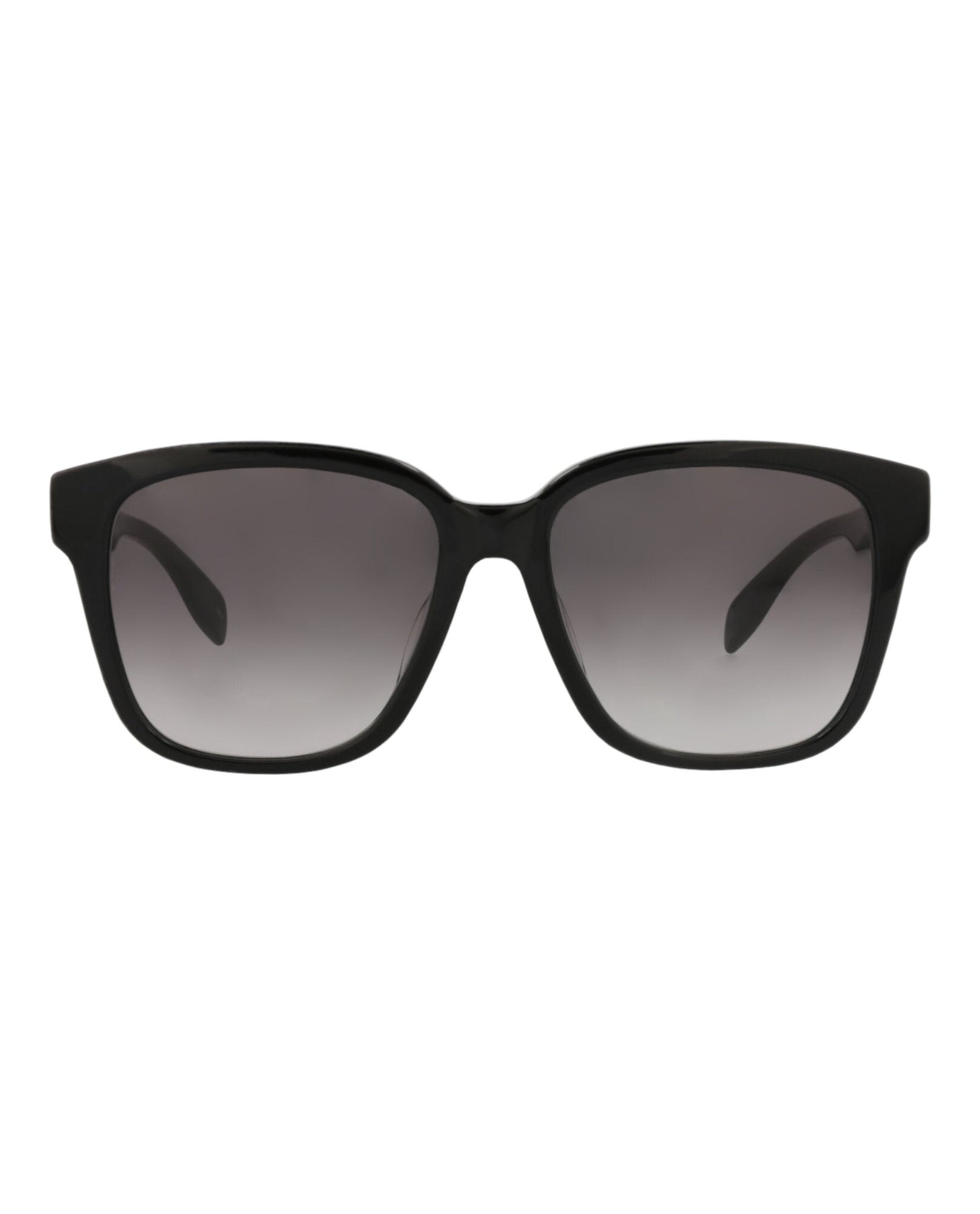 Alexander McQueen | Women | Square Acetate Sunglasses | Black
