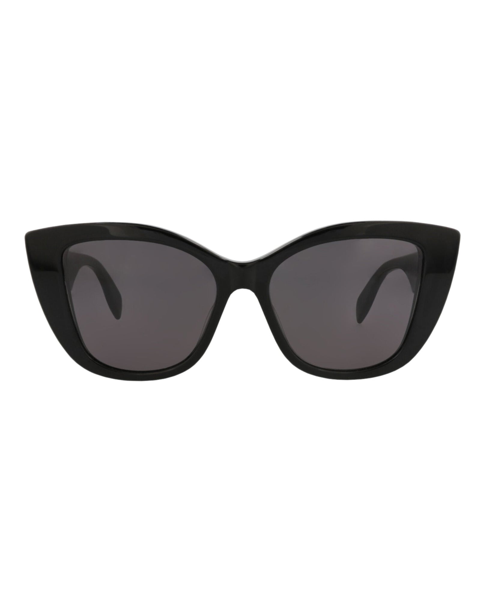 Alexander McQueen | Women | Cat Eye Recycled Acetate Sunglasses | Black