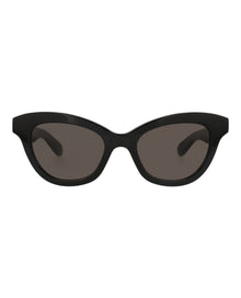 Alexander McQueen | Women | Cat Eye Recycled Acetate Sunglasses | Black