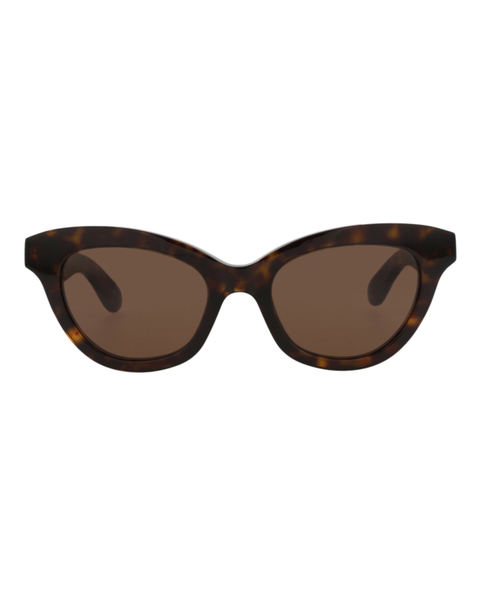 Alexander McQueen | Women | Cat Eye Recycled Acetate Sunglasses | Havana
