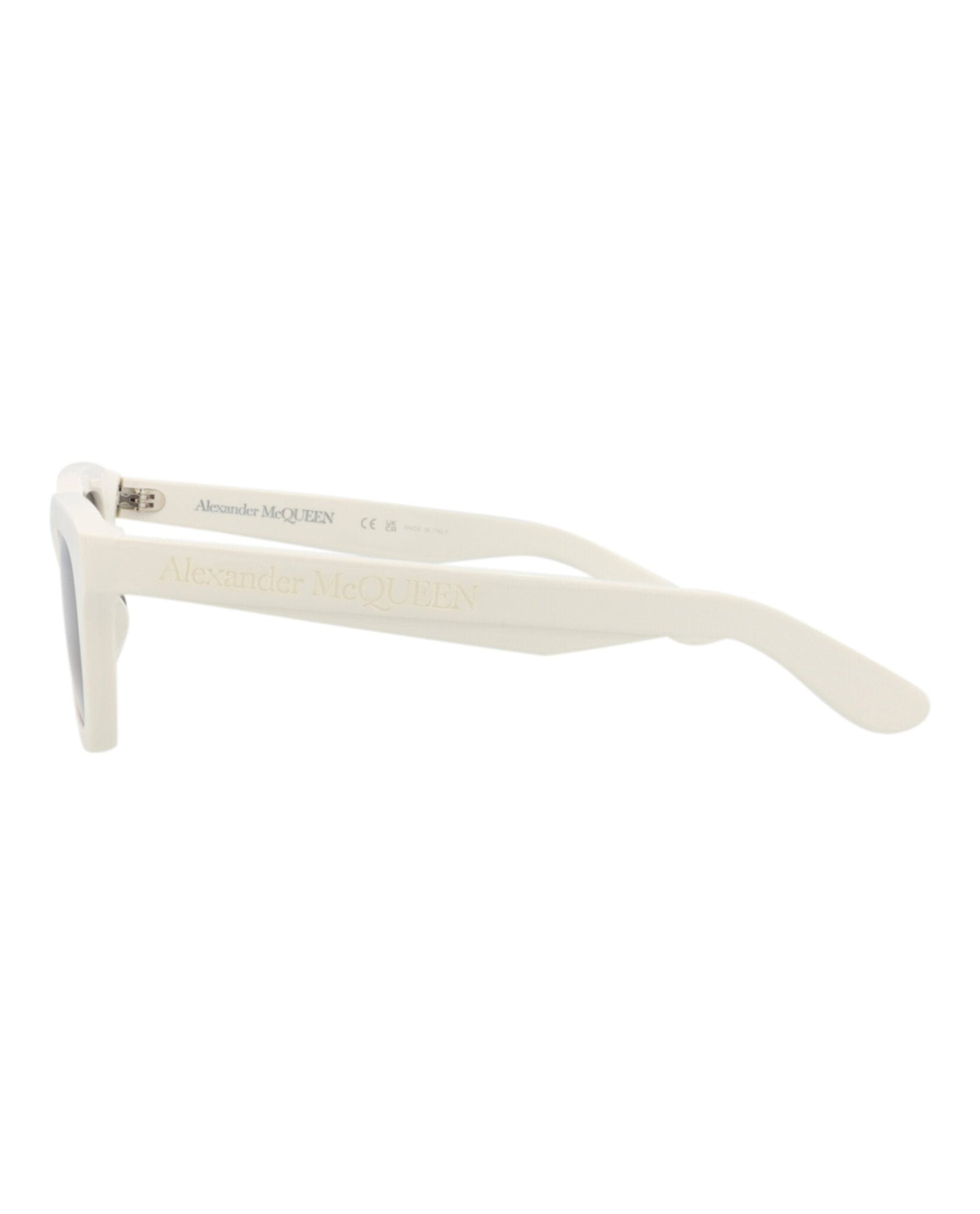 Alexander McQueen | Men | Square Recycled Acetate Sunglasses | White