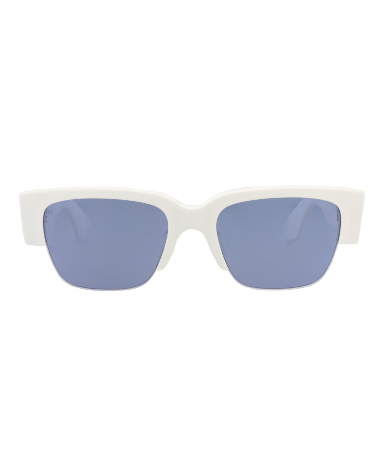 Alexander McQueen | Unisex | Square Recycled Acetate Sunglasses | White