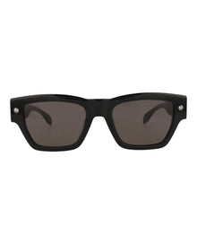 Alexander McQueen | Men | Square Recycled Acetate Sunglasses | Black