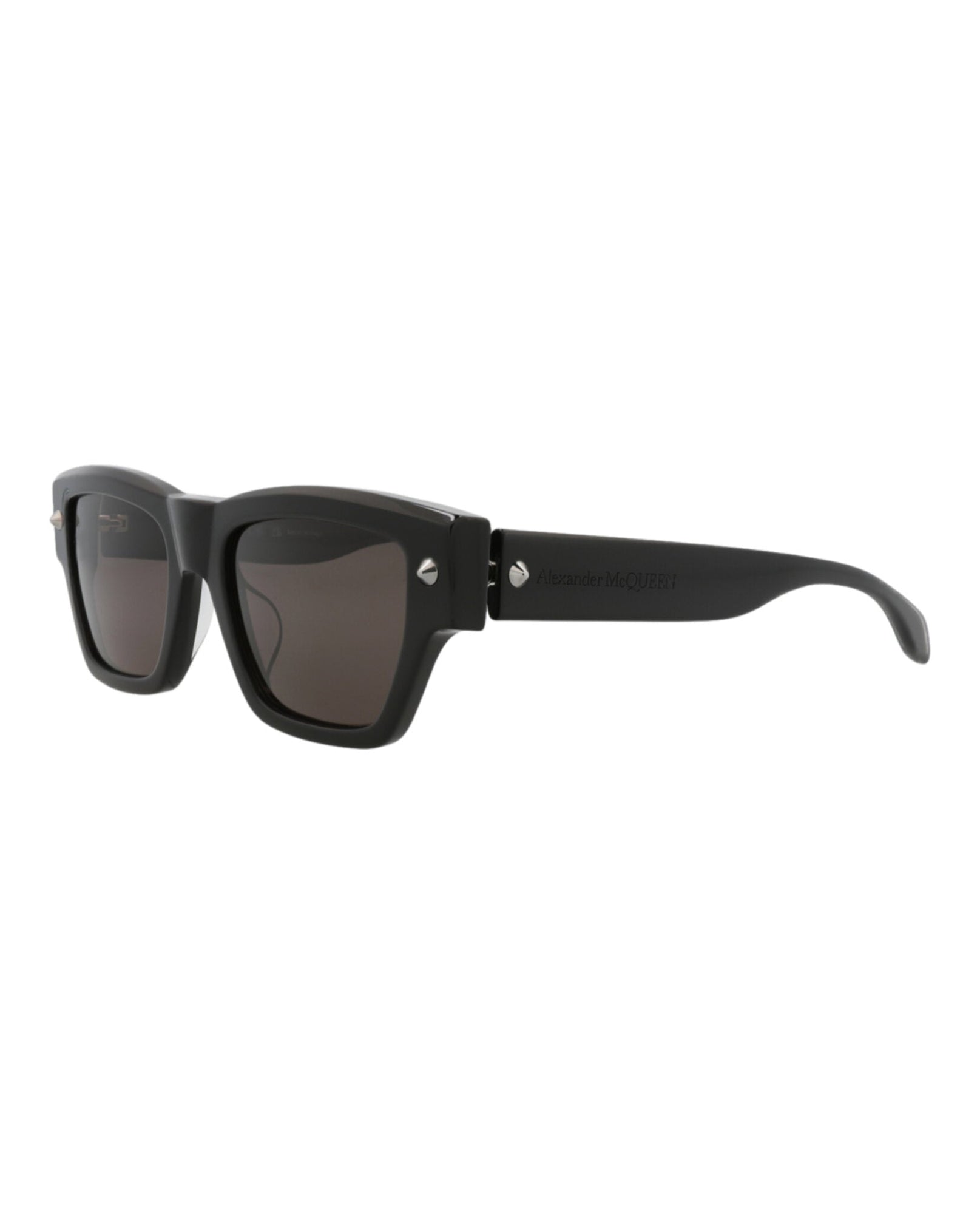 Alexander McQueen | Men | Square Recycled Acetate Sunglasses | Black