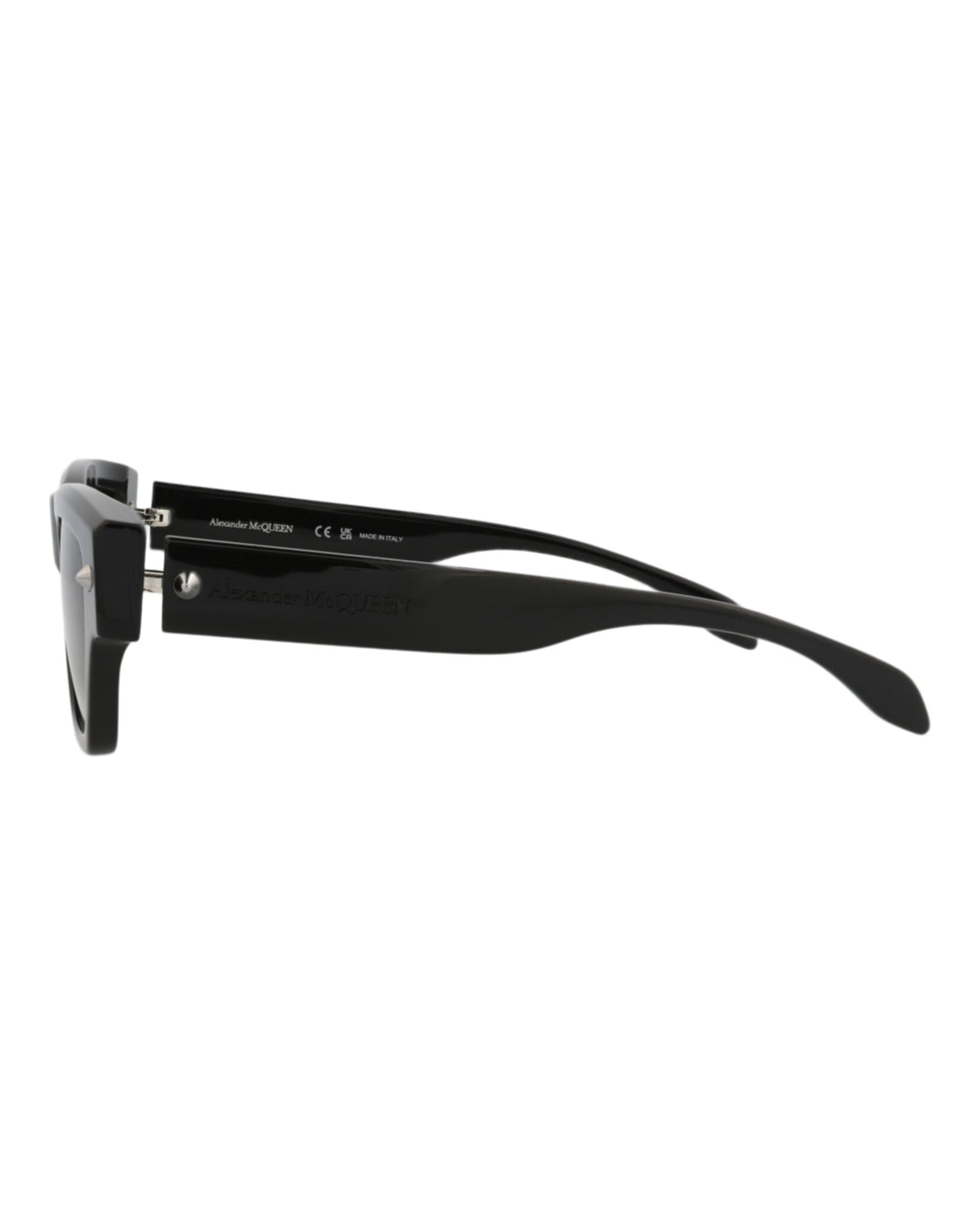 Alexander McQueen | Men | Square Recycled Acetate Sunglasses | Black
