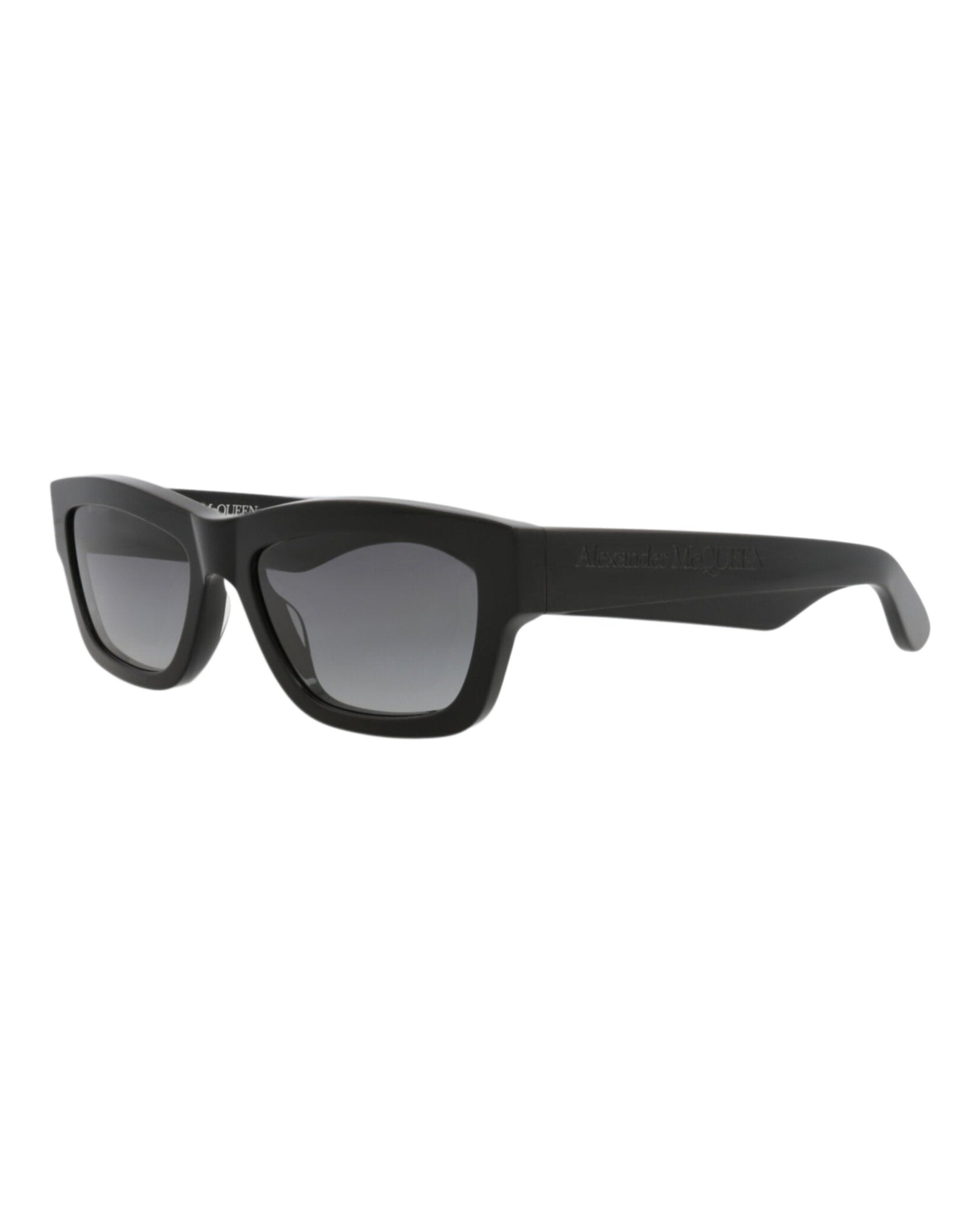 Alexander McQueen | Unisex | Square Recycled Acetate Sunglasses | Black